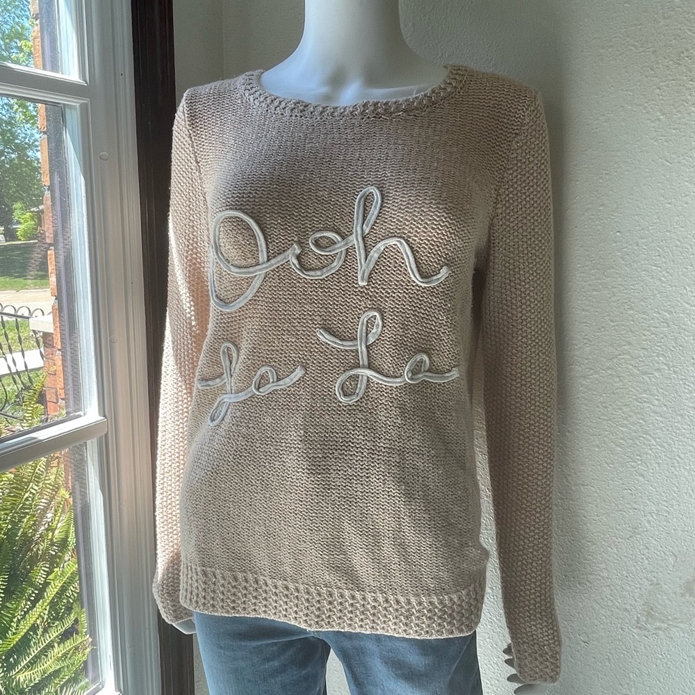 LC Lauren Conrad Knit Ooh La La Sweater